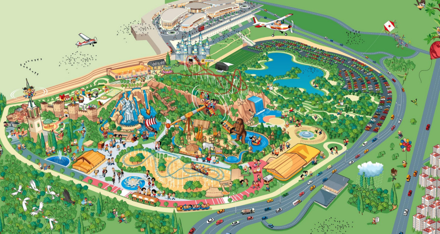 Vialand Theme Park Ticket & Shuttle