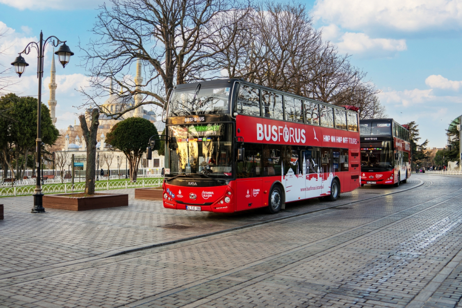 Istanbul Sightseeing Bus By Night 