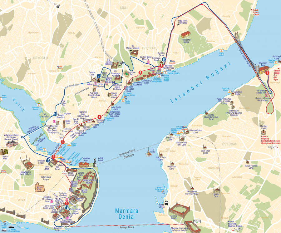 1 Day  2 Continents Red Route 